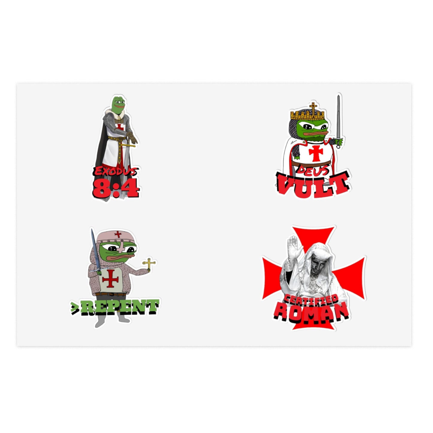 Crusader Sticker Bundle